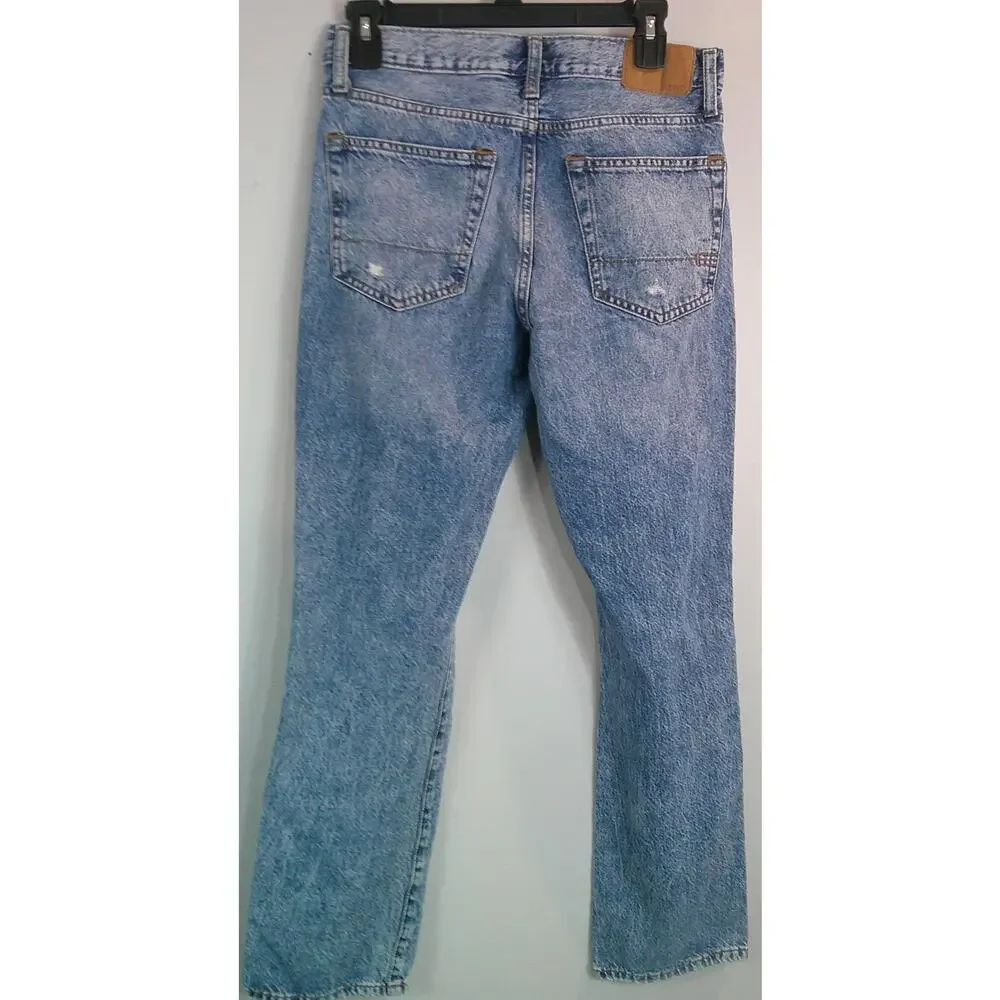 Aeropostale Men's Trendy Straight Distressed Jeans 29x30